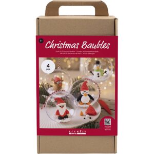 DIY Kit Julekugler, Modellering, 1 pk.