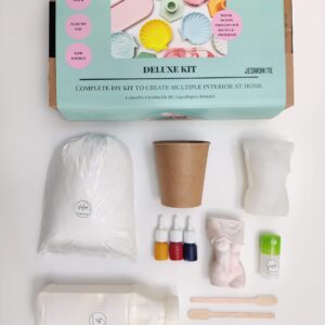 DIY DELUXE kit: DIY Jesmonite krea kit med lille kvindevase