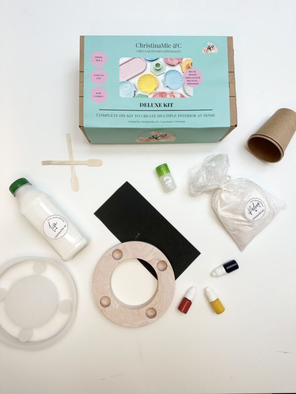 DIY DELUXE kit: DIY krea kit med advents jule lysestage til fire huller