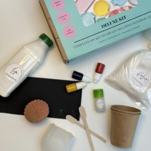 DIY DELUXE kit: DIY krea kit med mini musling vase