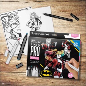 DIY Kit Illustration, Harley Quinn, ass. farver, 1 pk.
