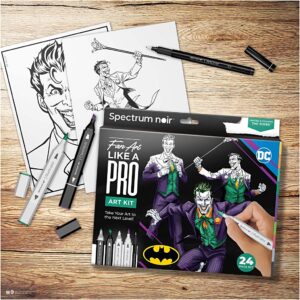 DIY Kit Illustration, Helte og skurke: Joker, ass. farver, 1 pk.