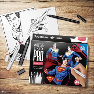DIY Kit Illustration, Superman, ass. farver, 1 pk.