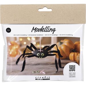 Mini DIY Kit Modellering, Edderkop, 1pk./ 1 pk.